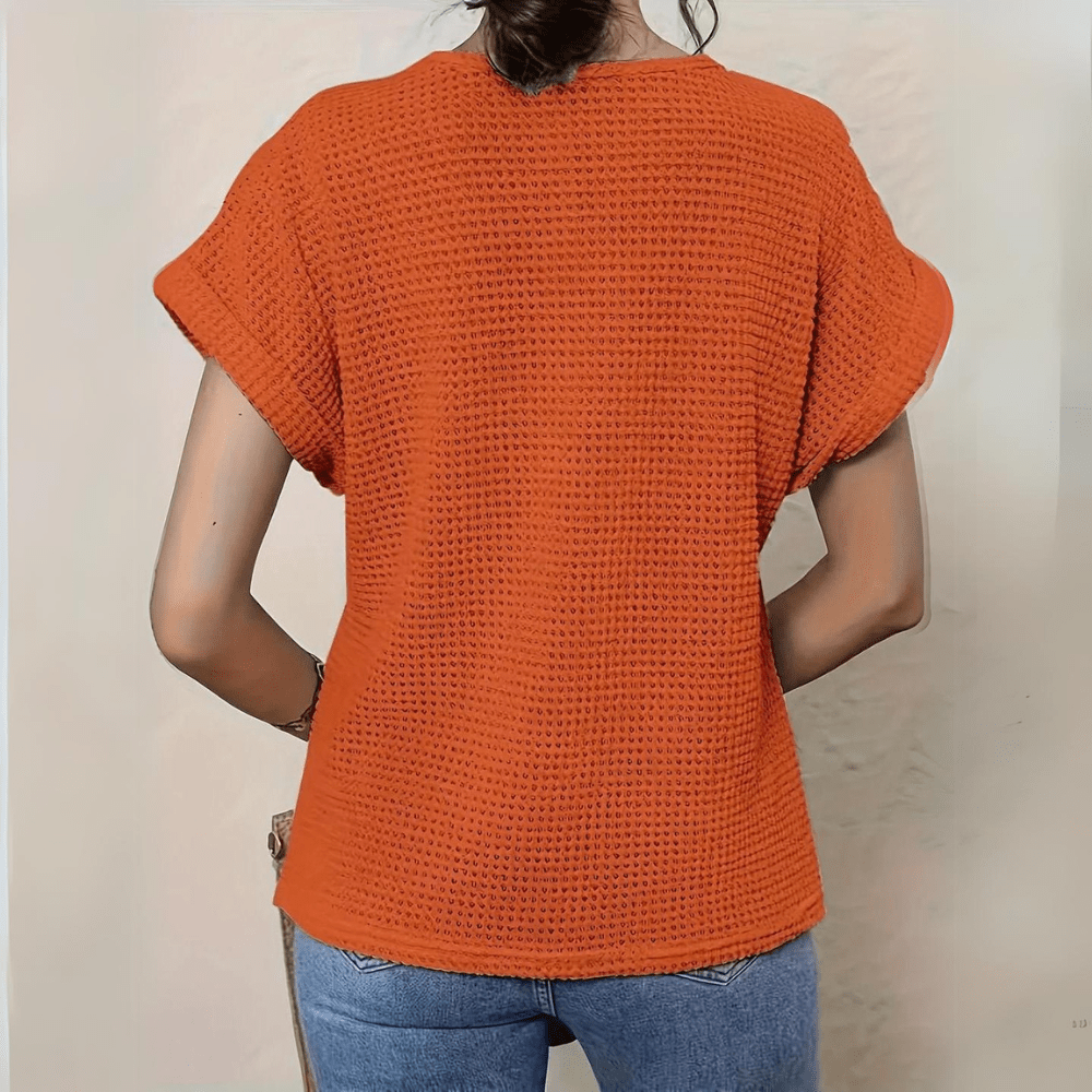 Réne | Elegant Lace Trim Relaxed Top