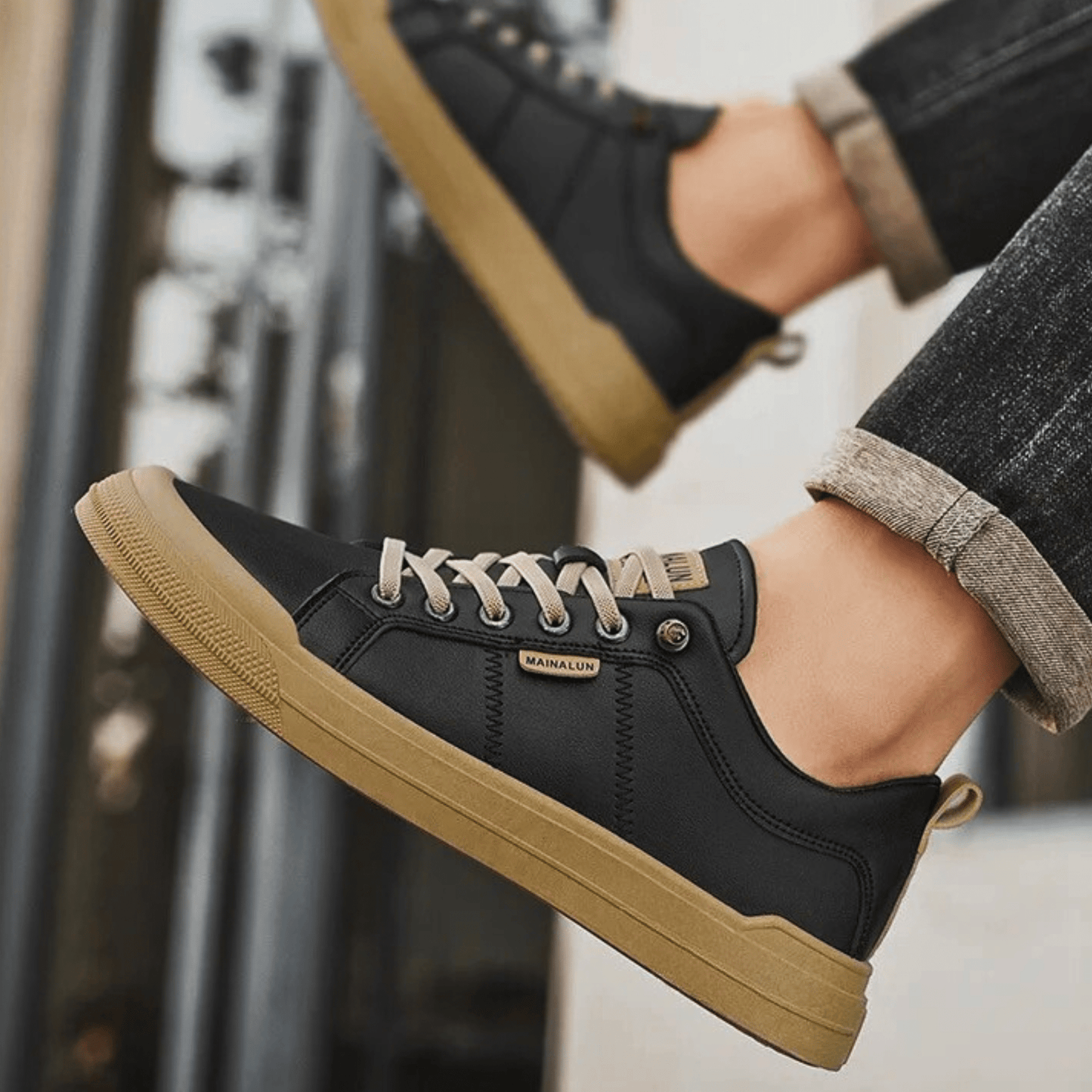 Oxford Leather Trainers