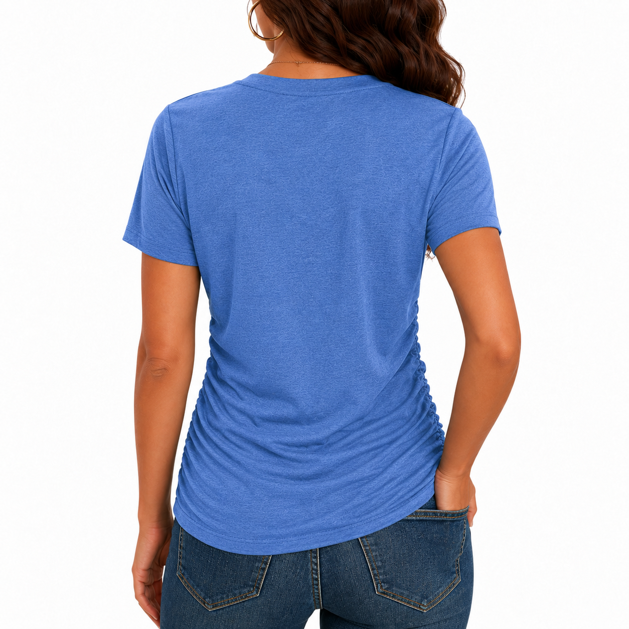 Blousy V-Neck Tee