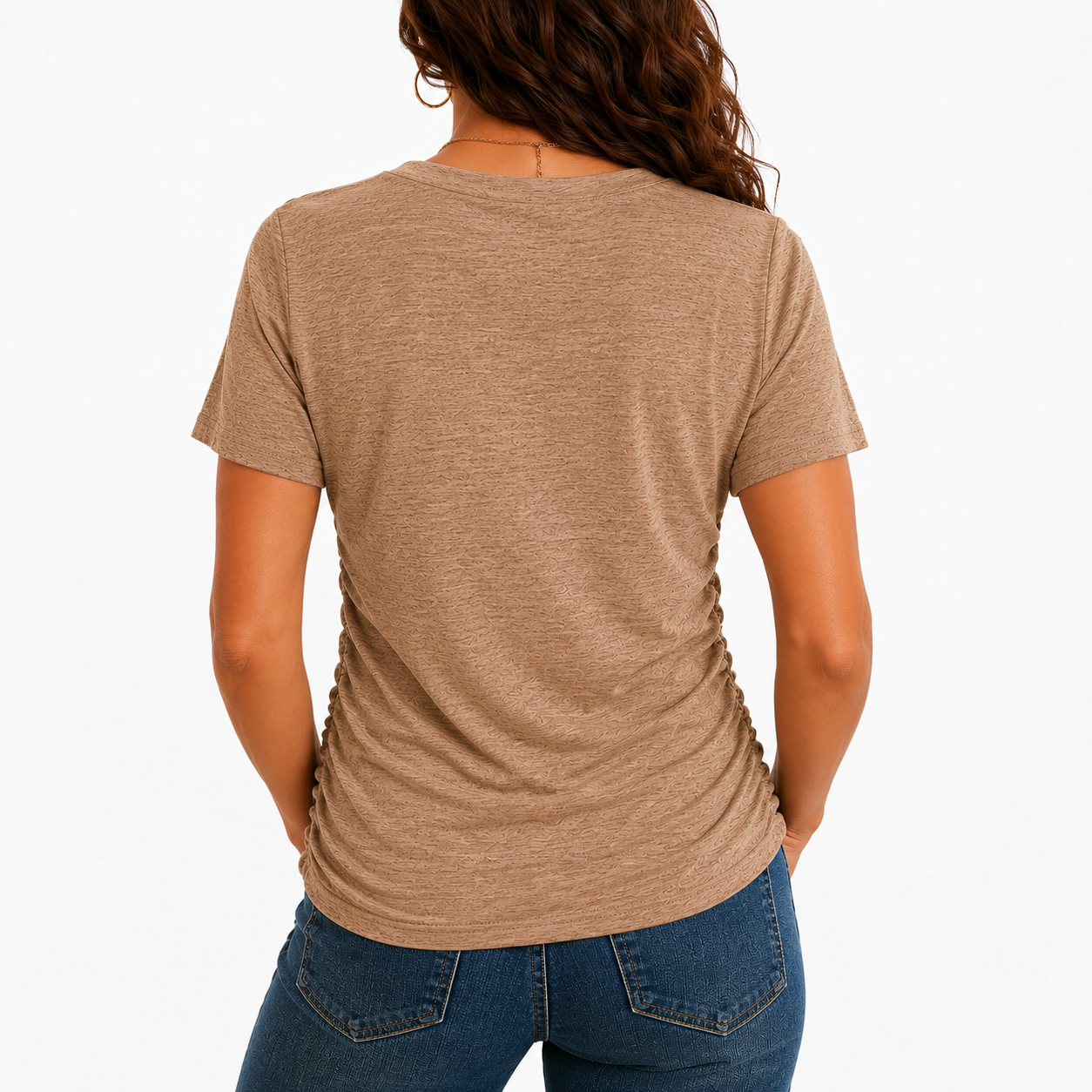 Blousy V-Neck Tee