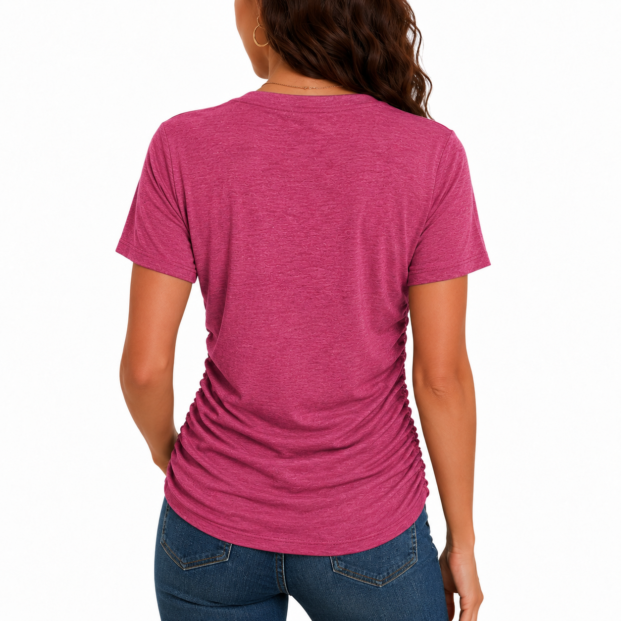 Blousy V-Neck Tee