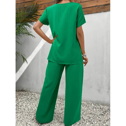 Brielle | Relaxed Asymmetric Blouse Co-ord Set