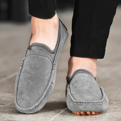 Suede Driving Loafers