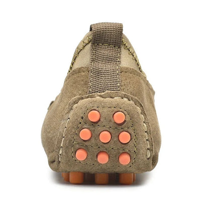 Suede Driving Loafers