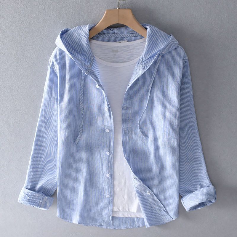 Zale | Breathable Linen Hoodie