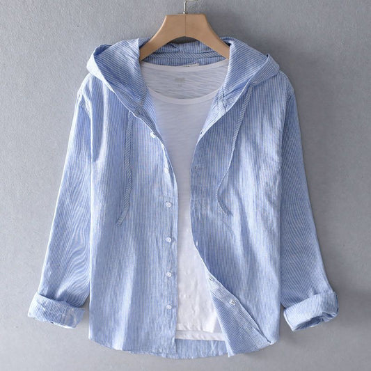 Zale | Breathable Linen Hoodie
