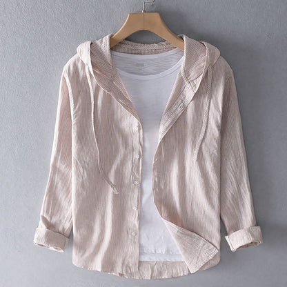 Zale | Breathable Linen Hoodie