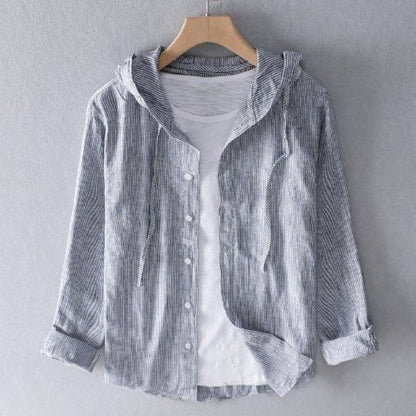 Zale | Breathable Linen Hoodie