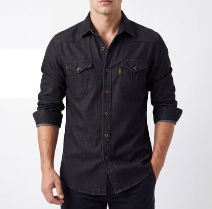 Cotton Denim Shirt