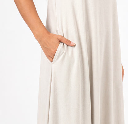 V-neck Maxi Dress