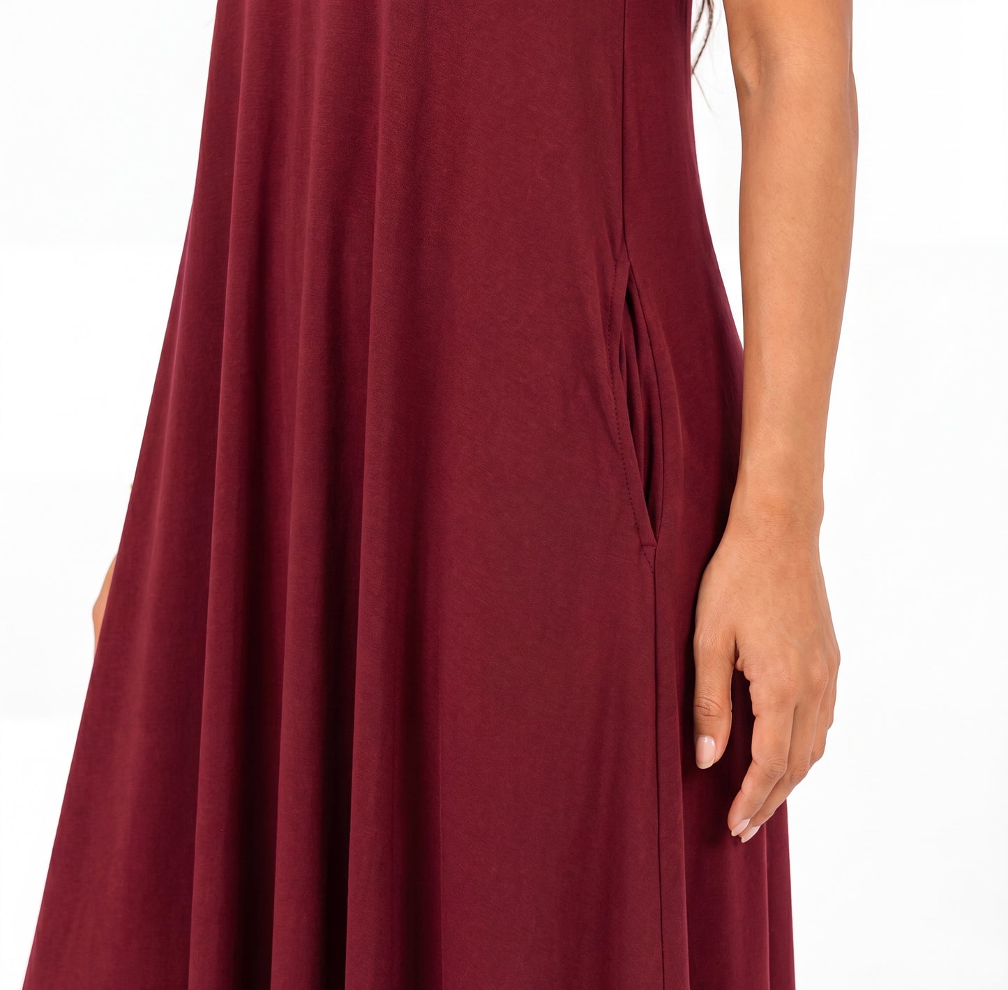 V-neck Maxi Dress