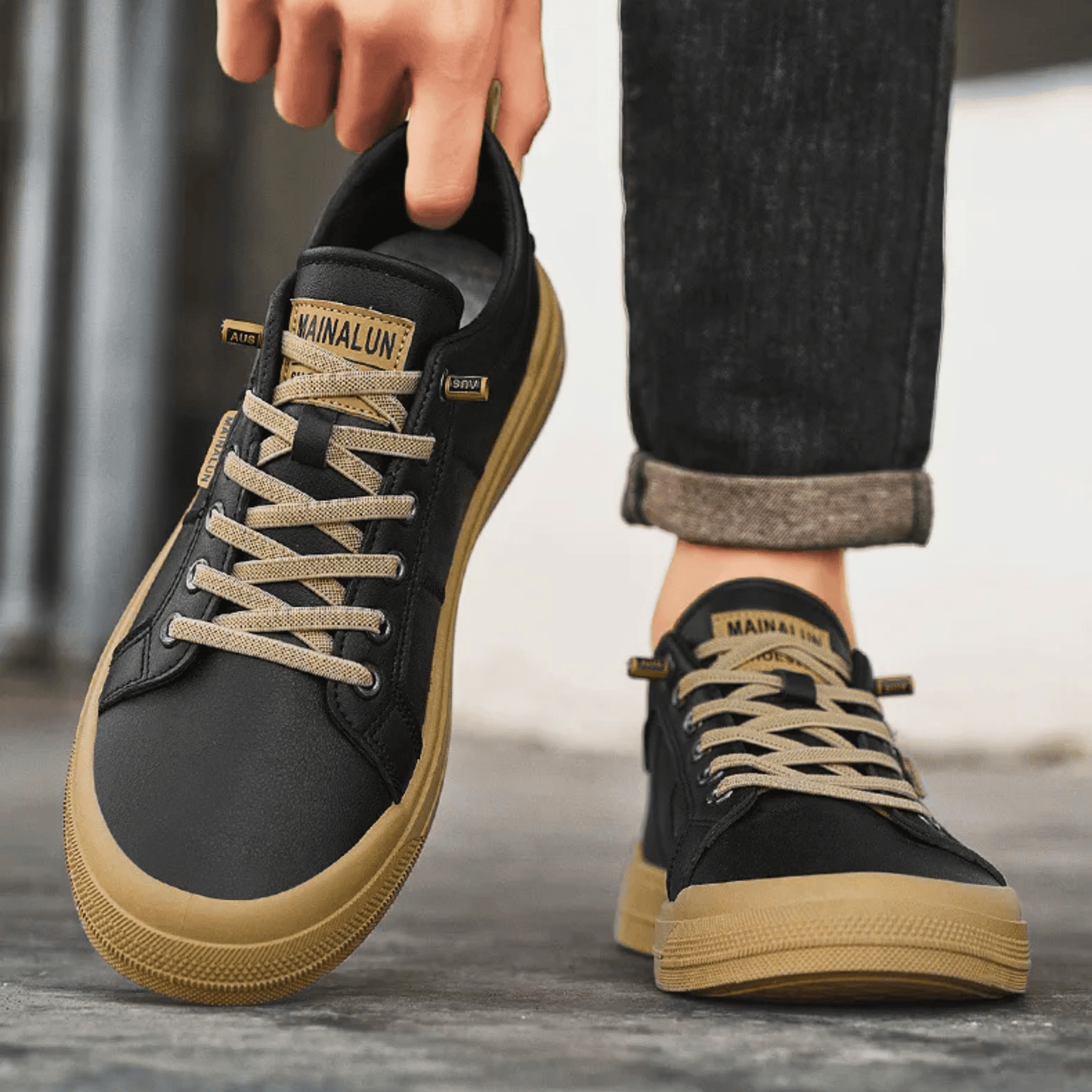 Oxford Leather Trainers