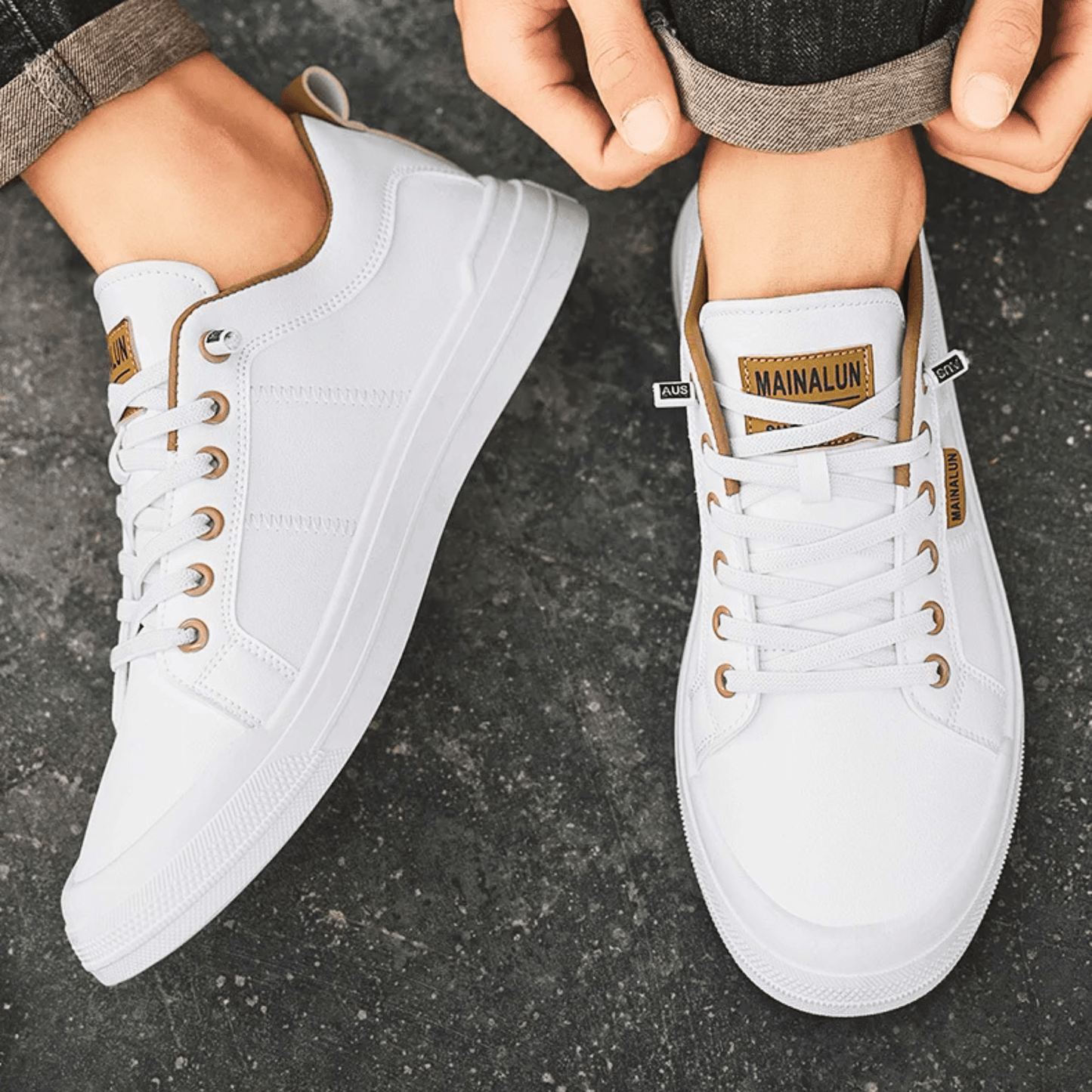 Oxford Leather Trainers